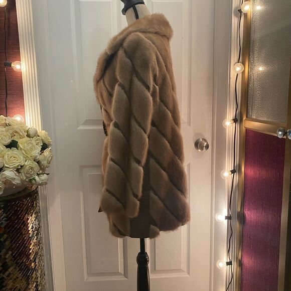 Genuine mink/leather jacket, S - Picture 6 of 13